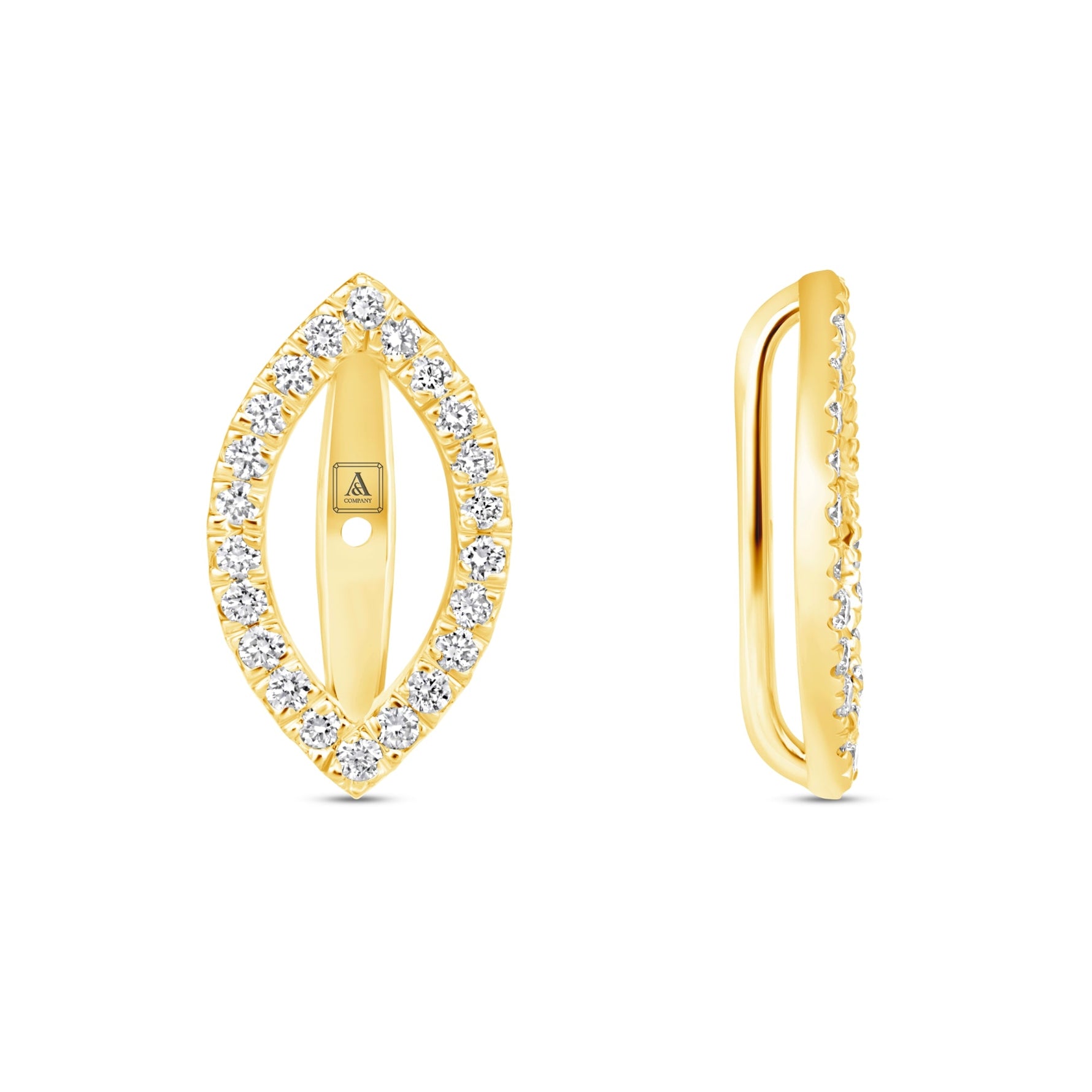 Marquise Étoile Jackets Earring ABE-225-LGD-7  - Abtin & Co.