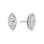 Marquise Liora Bezel Studs Earring ABE-235-D-4  - Abtin & Co.