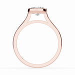 Marquise Lumière Bezel Solitaire Ring ABER-104-MA-LGD-16  - Abtin & Co.