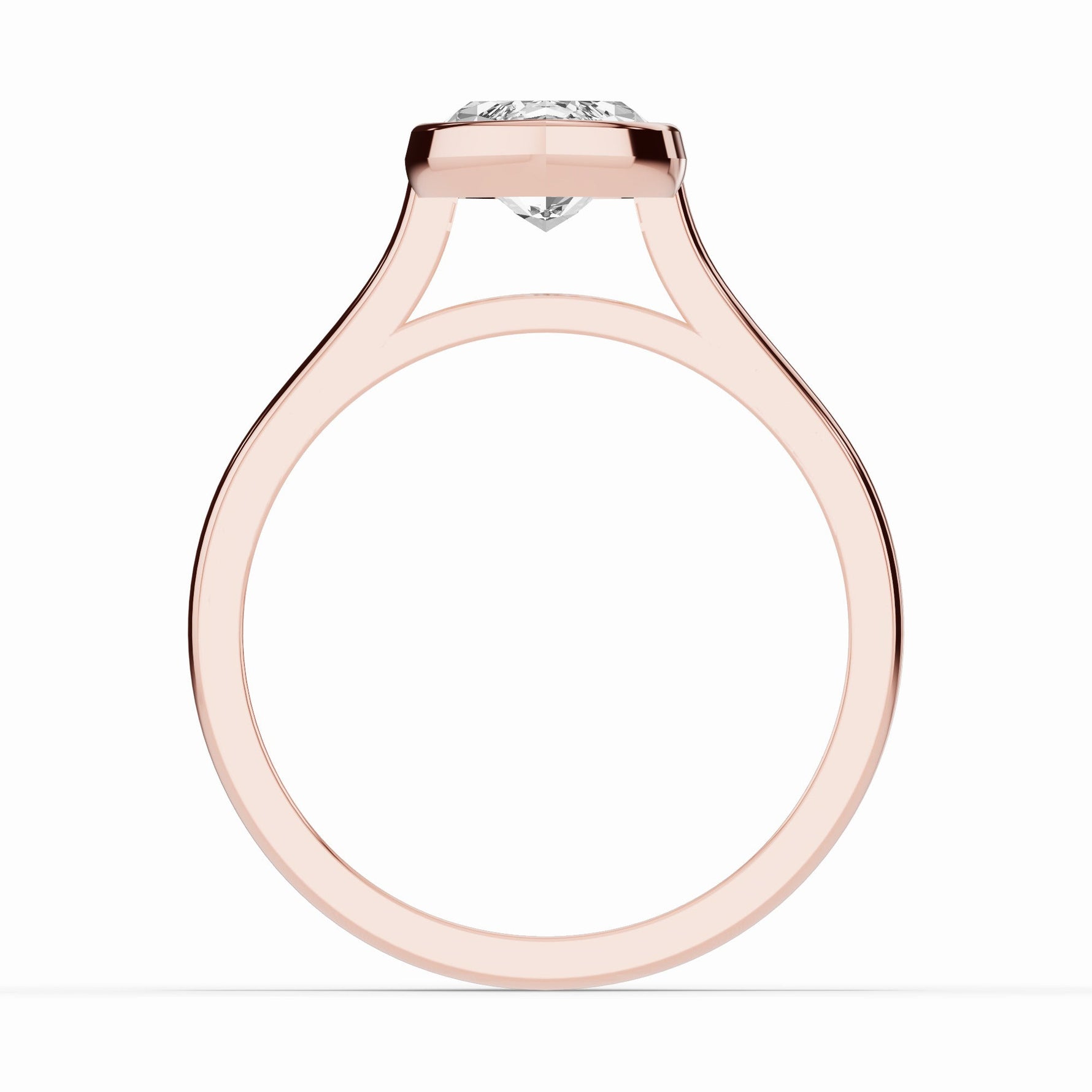 Marquise Lumière Bezel Solitaire Ring ABER-104-MA-LGD-16  - Abtin & Co.