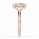 Marquise Lustre Hidden Halo Solitaire Ring ABER-101-MQ-LGD-11  - Abtin & Co.