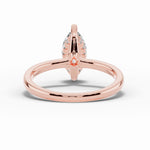 Marquise Lustre Hidden Halo Solitaire Ring ABER-101-MQ-LGD-11  - Abtin & Co.