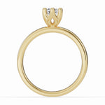 Marquise Lustre Solitaire Ring ABER-100-MQ-LGD-1  - Abtin & Co.
