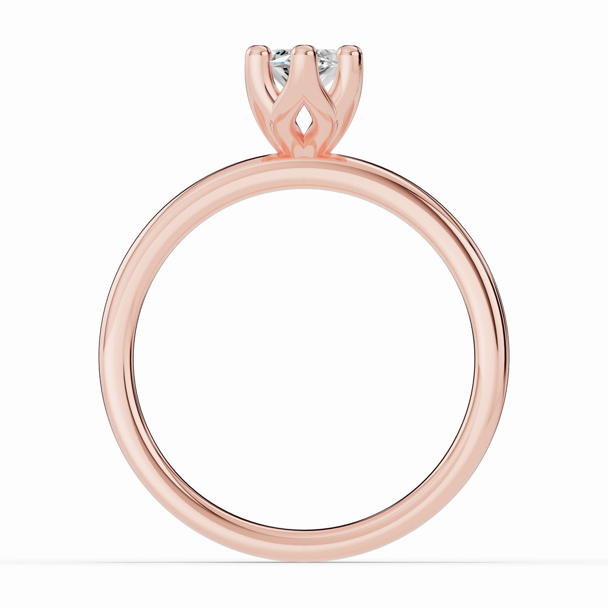 Marquise Lustre Solitaire Ring ABER-100-MQ-LGD-11  - Abtin & Co.
