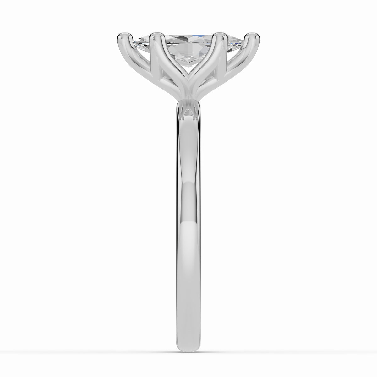 Marquise Lustre Solitaire Ring ABER-100-MQ-LGD-6  - Abtin & Co.