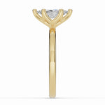 Marquise Lustre Solitaire Ring ABER-100-MQ-LGD-1  - Abtin & Co.