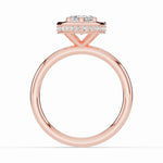 Marquise Nova Halo Engagement Ring Ring ABER-108-MQ-LGD-11  - Abtin & Co.