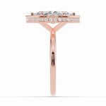 Marquise Nova Halo Engagement Ring Ring ABER-108-MQ-LGD-11  - Abtin & Co.
