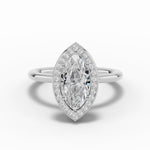 Marquise Nova Halo Engagement Ring Ring ABER-108-MQ-LGD-6  - Abtin & Co.