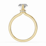 Marquise Tiara Glow Solitaire Ring ABER-102-MQ-LGD-1  - Abtin & Co.