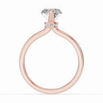 Marquise Tiara Glow Solitaire Ring ABER-102-MQ-LGD-11  - Abtin & Co.