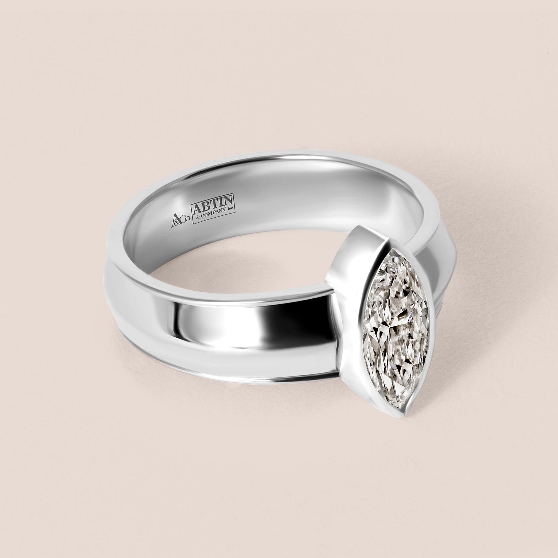Marquise Valen Engagement Ring Ring   - Abtin & Co.