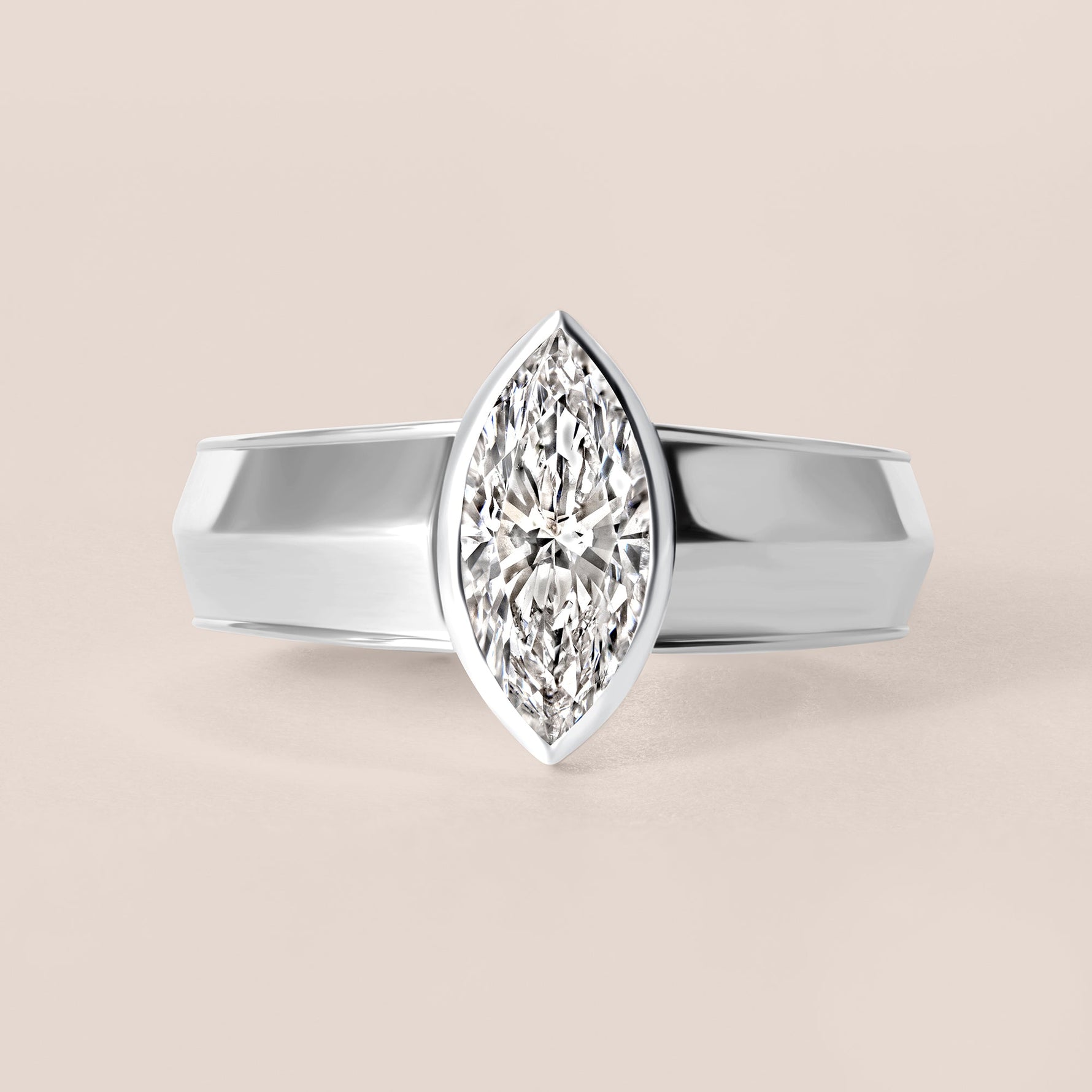 Marquise Valen Engagement Ring Ring   - Abtin & Co.