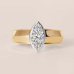 Marquise Valen Engagement Ring Ring ABER-126-MQ-LGD-1  - Abtin & Co.