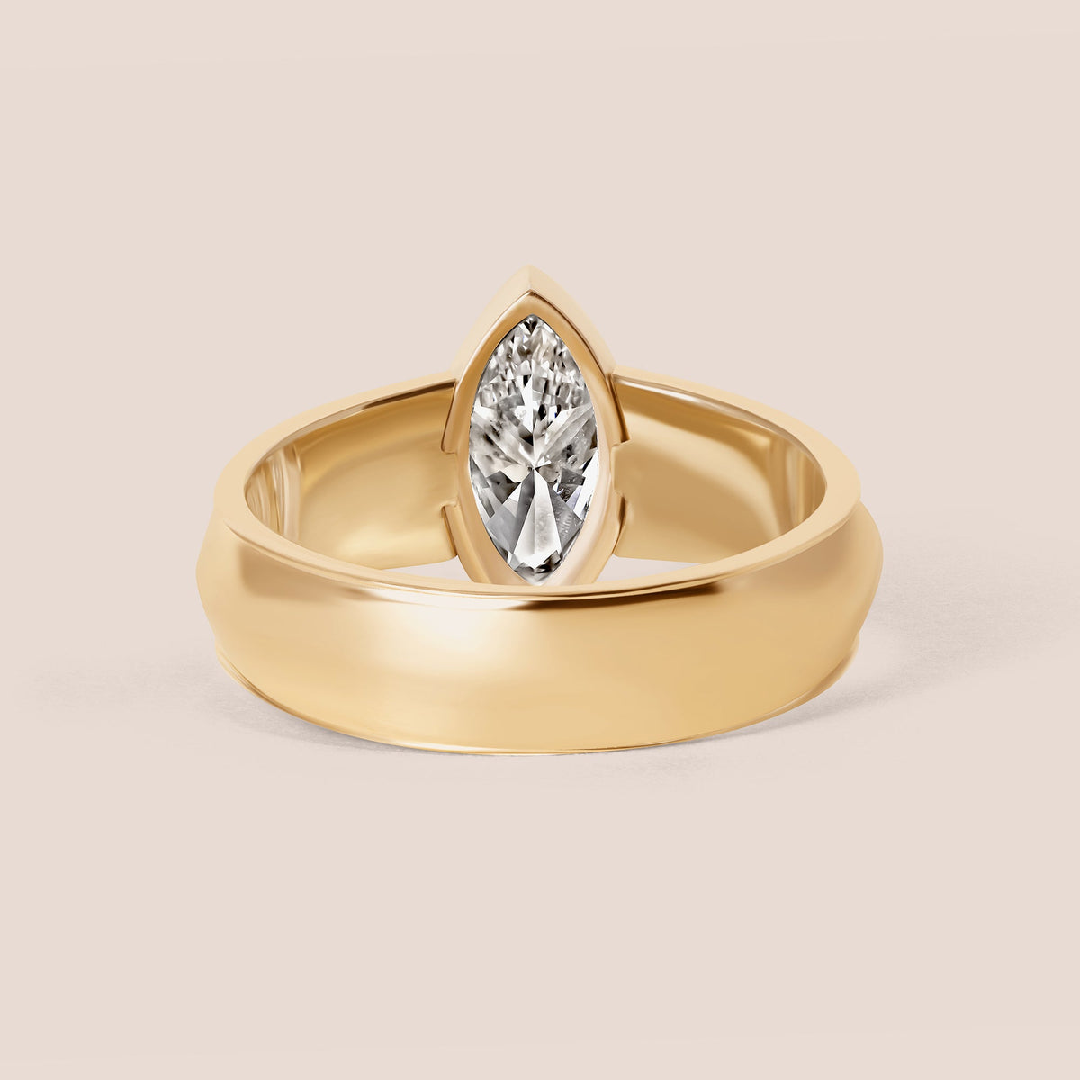 Marquise Valen Engagement Ring Ring ABER-126-MQ-LGD-1  - Abtin & Co.