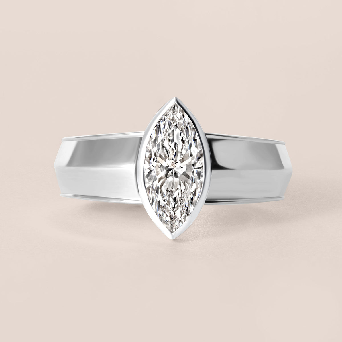 Marquise Valen Engagement Ring Ring   - Abtin & Co.
