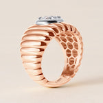Monarch Dome Ring Ring ABB-728-LGD-2  - Abtin & Co.