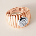 Monarch Dome Ring Ring ABB-728-LGD-2  - Abtin & Co.