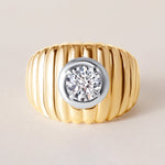 Monarch Dome Ring Ring ABB-728-LGD-1  - Abtin & Co.