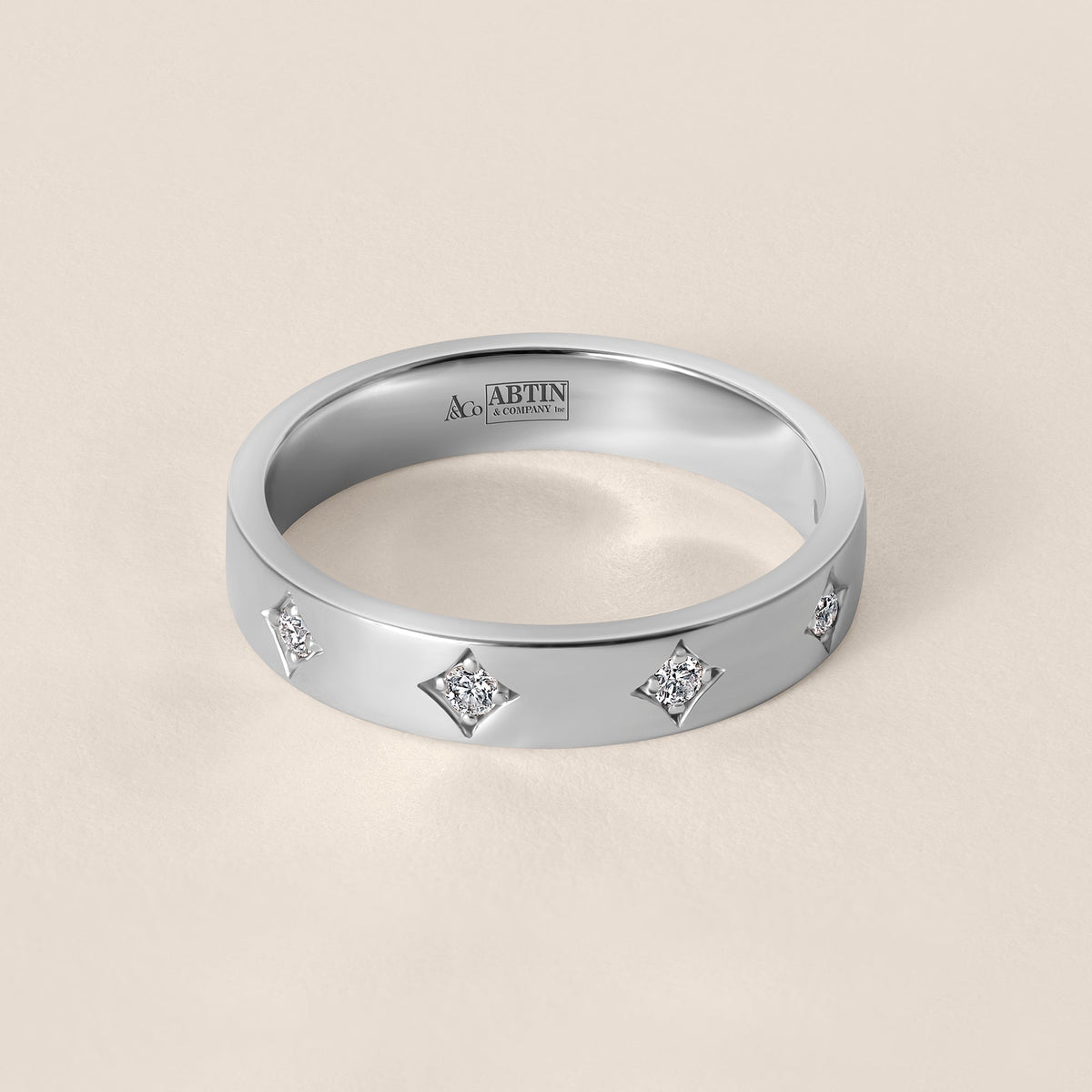 NOVA Band Ring ABB-739Y-D-5  - Abtin & Co.