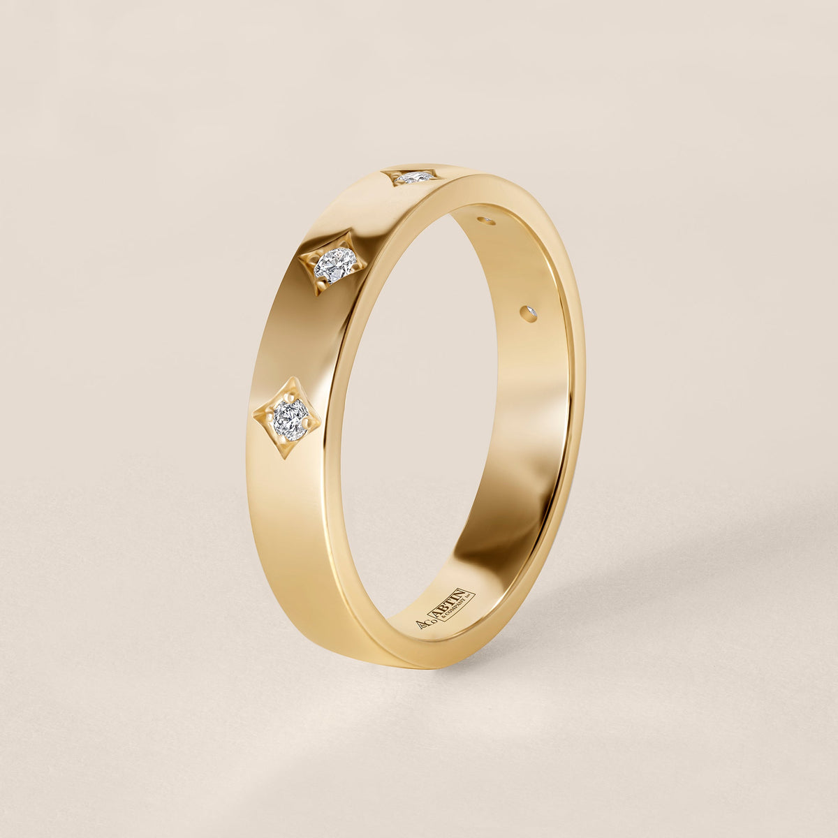 NOVA Band Ring ABB-739Y-D-1  - Abtin & Co.