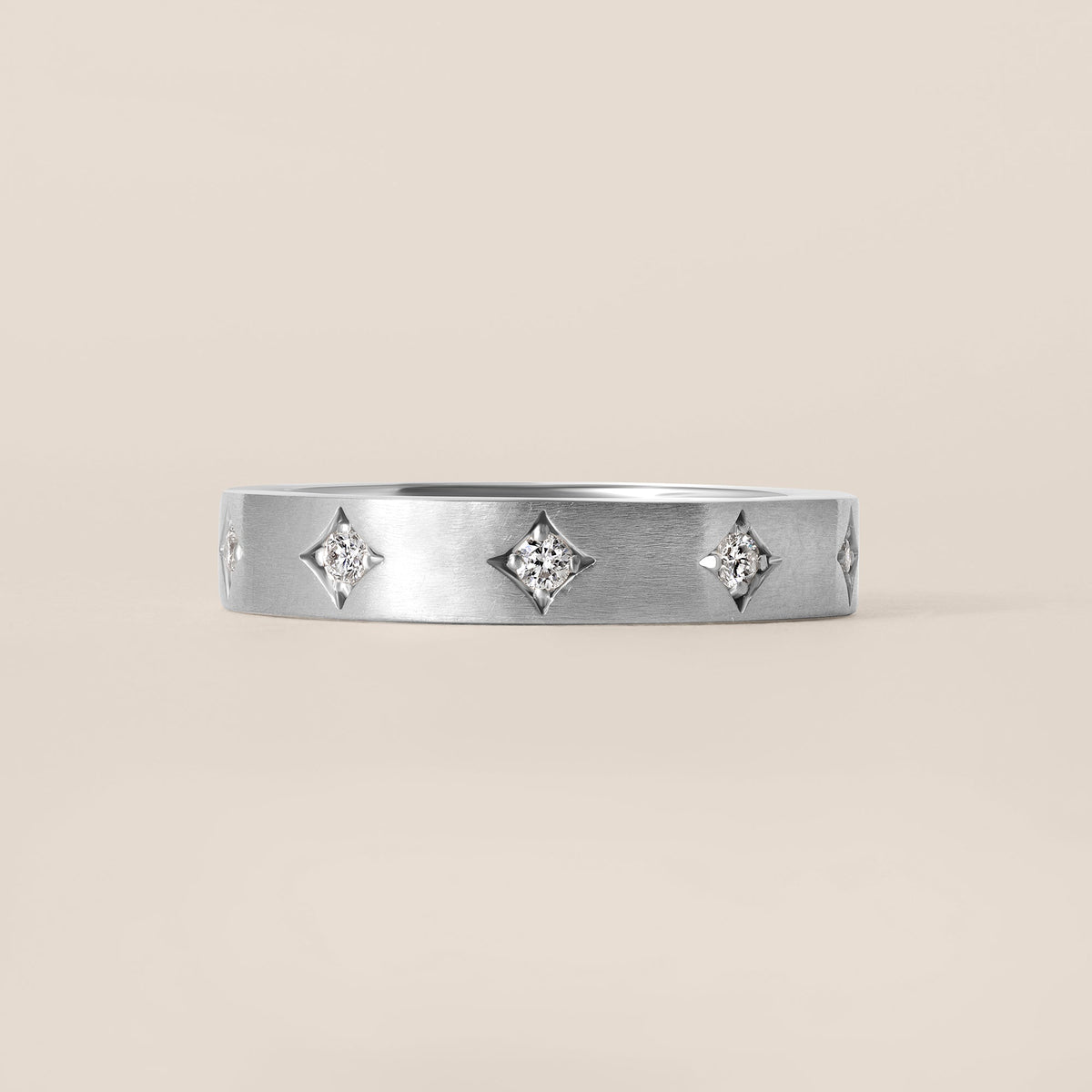 NOVA Band Ring ABB-739Y-D-5  - Abtin & Co.