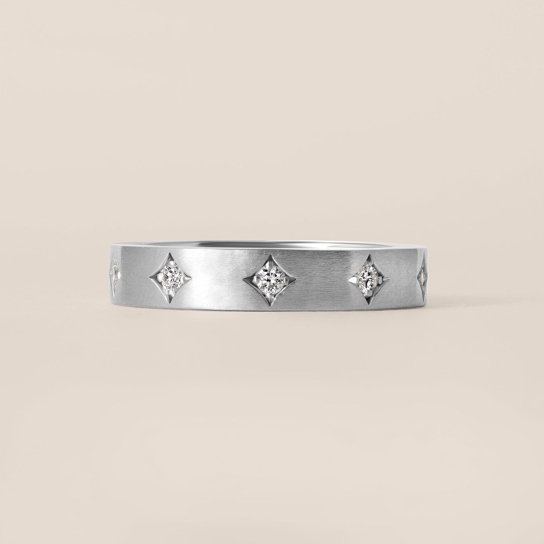 NOVA Band Ring ABB-739Y-D-5  - Abtin & Co.