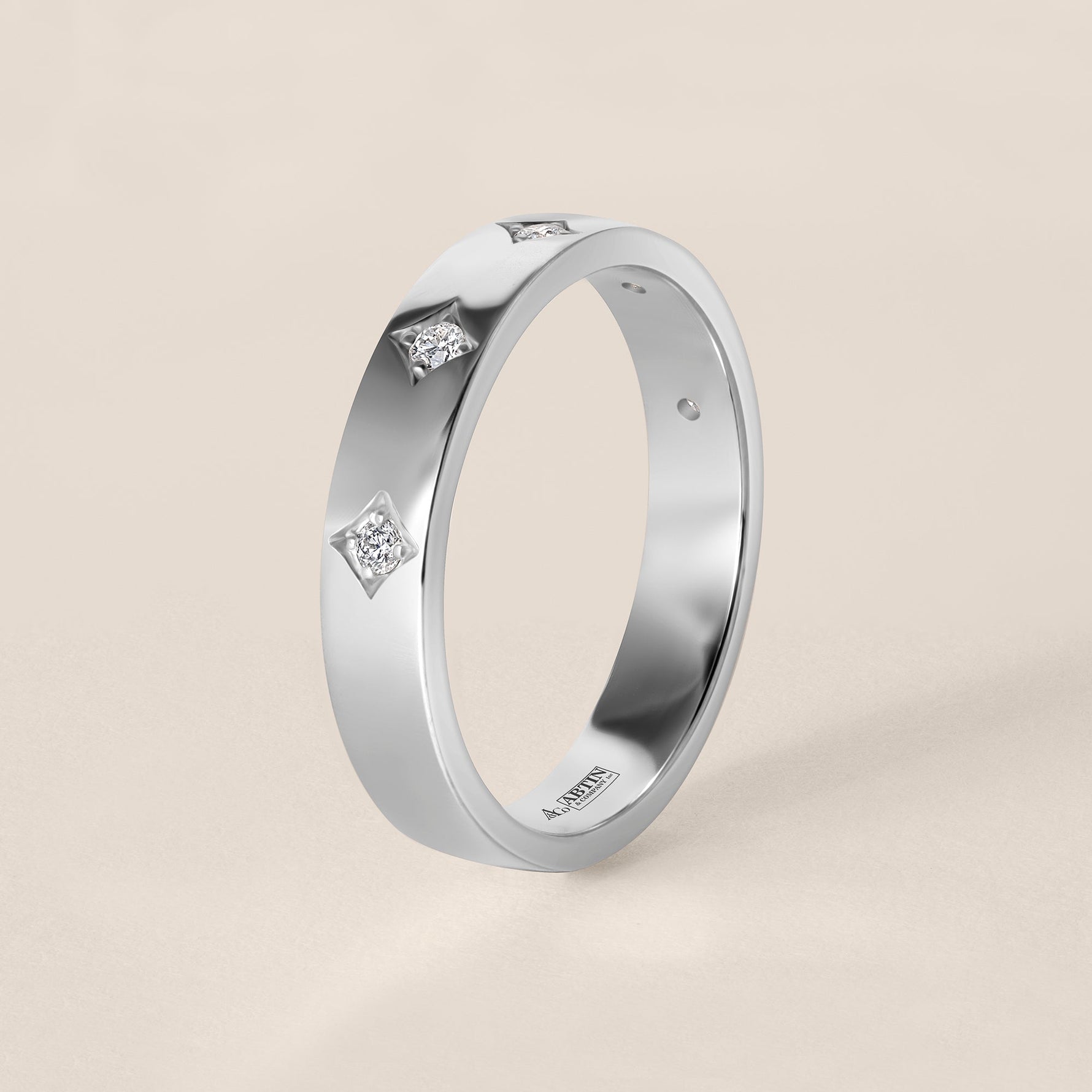 NOVA Band Ring ABB-739Y-D-5  - Abtin & Co.