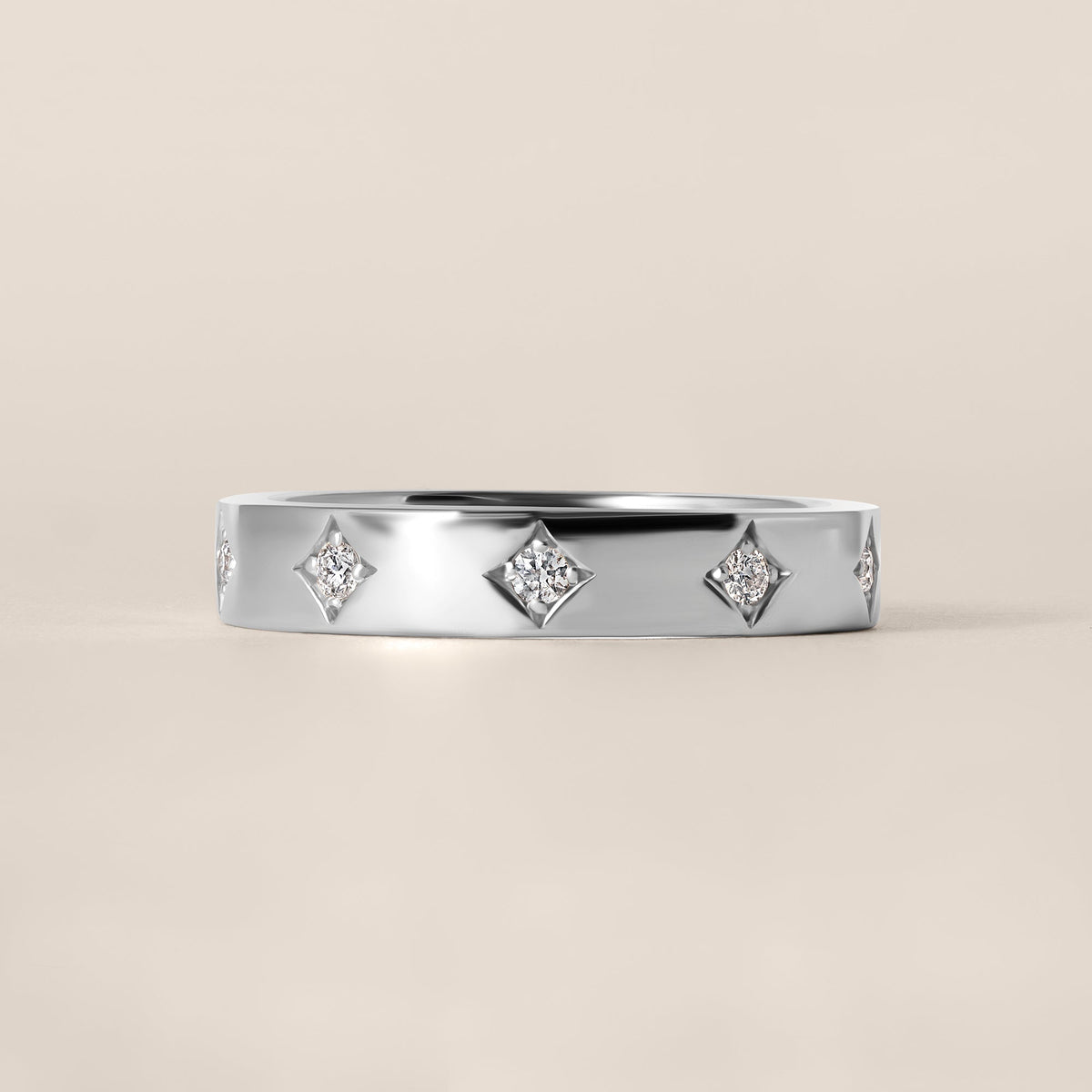 NOVA Band Ring ABB-739Y-D-6  - Abtin & Co.