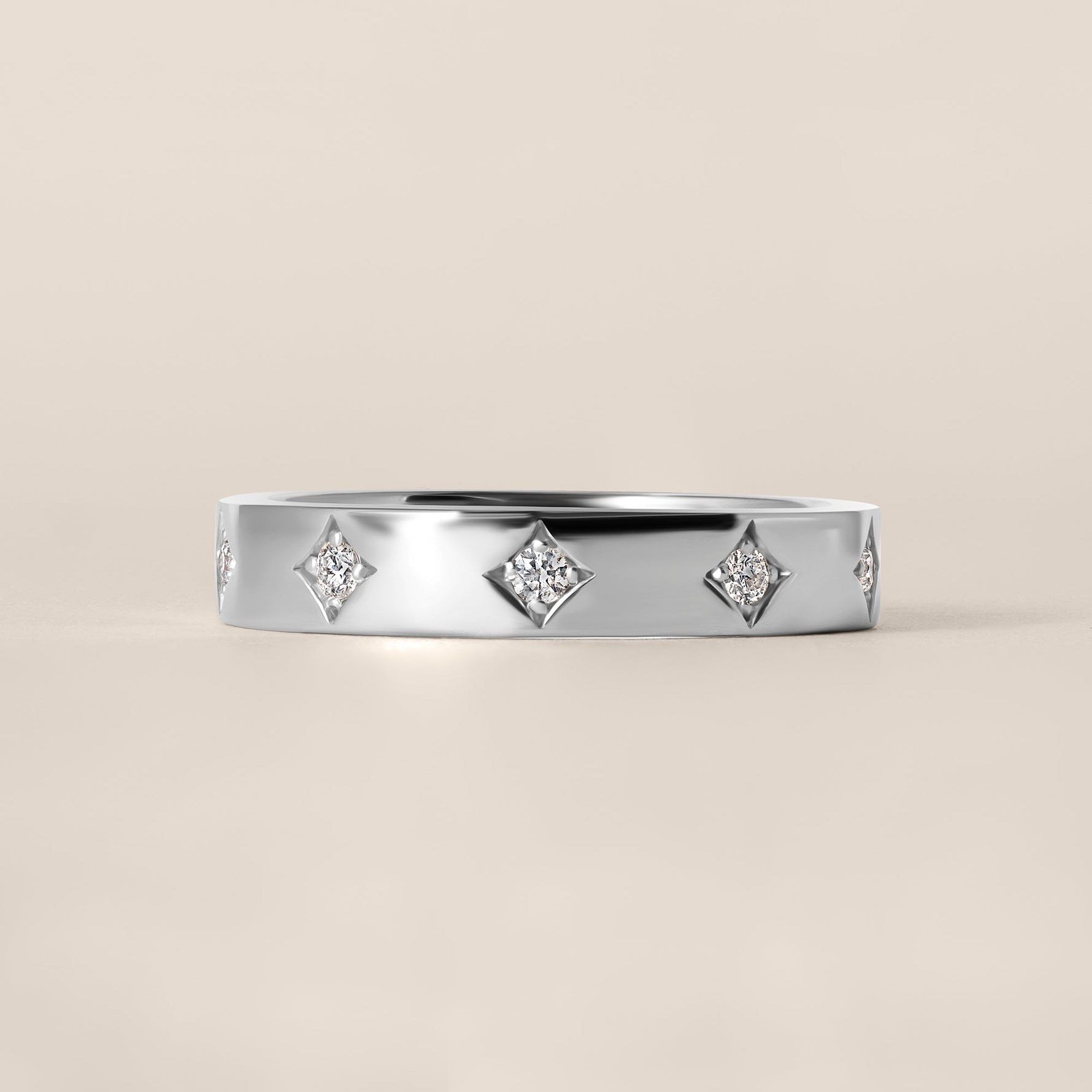 NOVA Band Ring ABB-739Y-D-6  - Abtin & Co.