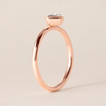 Offset Asscher Lux Ring Ring ABB-710.3-AS-D-3  - Abtin & Co.