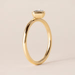 Offset Asscher Lux Ring Ring ABB-710.3-AS-D-3  - Abtin & Co.