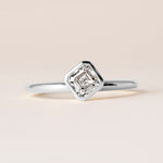 Offset Asscher Lux Ring Ring ABB-710.3-AS-D-2  - Abtin & Co.