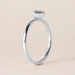 Offset Asscher Lux Ring Ring ABB-710.3-AS-D-2  - Abtin & Co.