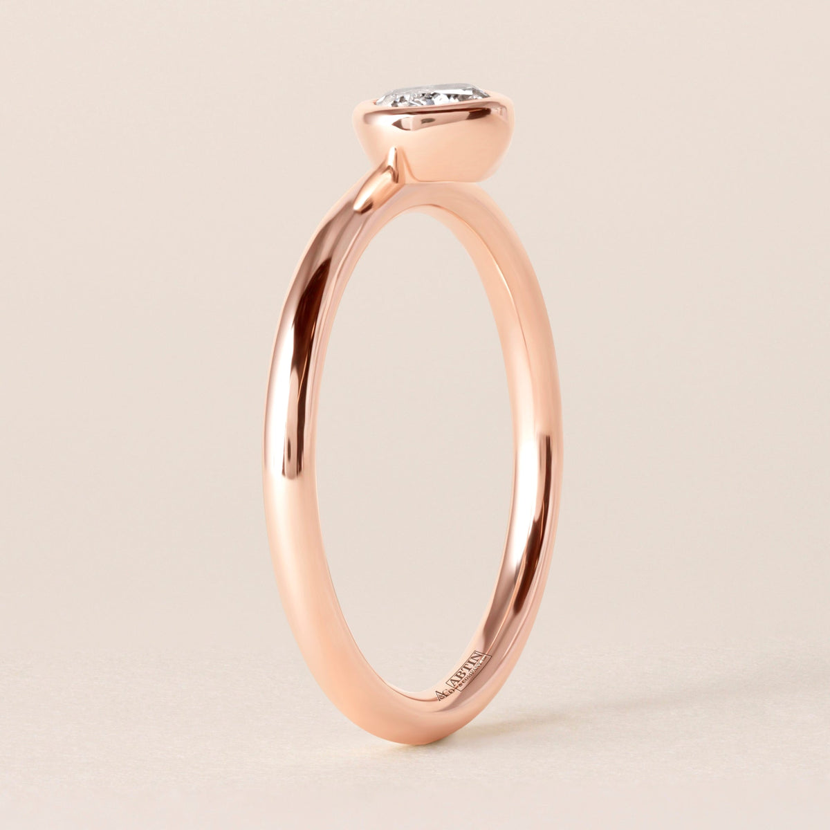 Offset Cushion Lux Ring Ring ABB-710.3-CU-D-5  - Abtin & Co.