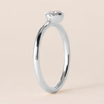 Offset Cushion Lux Ring Ring ABB-710.3-CU-D-3  - Abtin & Co.