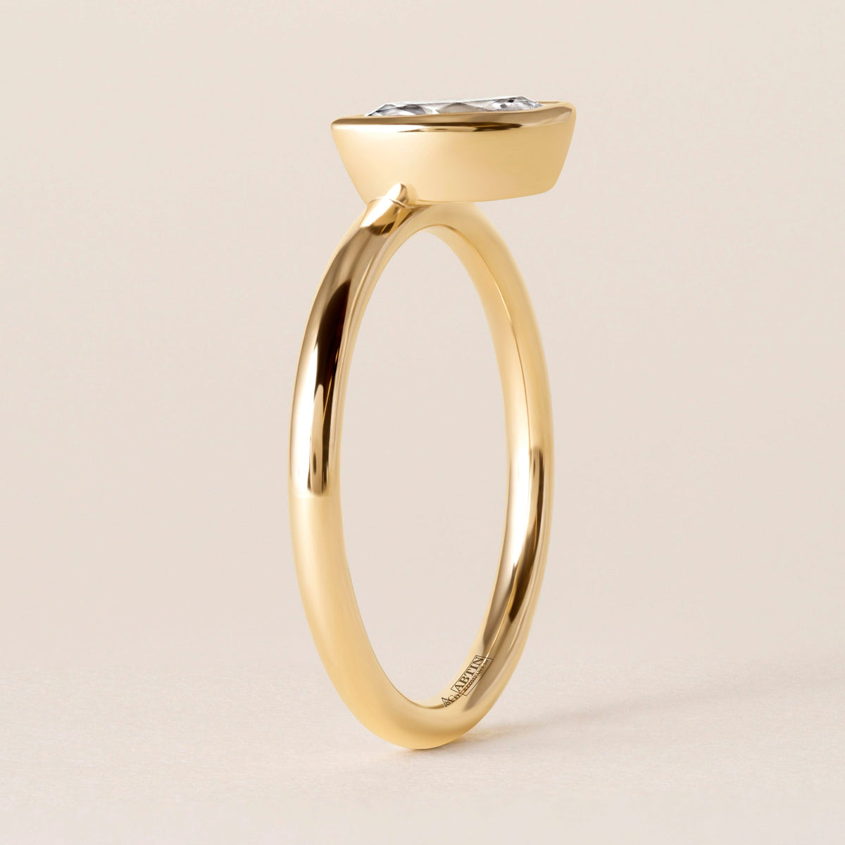 Offset Marquise Lux Ring Ring ABB-710.3-MQ-D-1  - Abtin & Co.