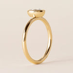 Offset Oval Lux Ring Ring ABB-710.3-OV-D-1  - Abtin & Co.