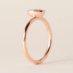 Offset Oval Lux Ring Ring ABB-710.3-OV-D-5  - Abtin & Co.