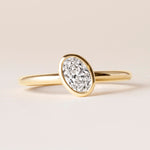 Offset Oval Lux Ring Ring ABB-710.3-OV-D-1  - Abtin & Co.