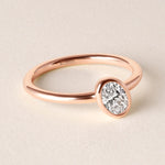 Offset Oval Lux Ring Ring ABB-710.3-OV-D-5  - Abtin & Co.