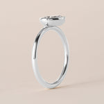 Offset Pear Lux Ring Ring ABB-710.3-PR-D-3  - Abtin & Co.