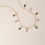Ondina Blue Sapphire Necklace Necklace ABN-180-BSD-1  - Abtin & Co.