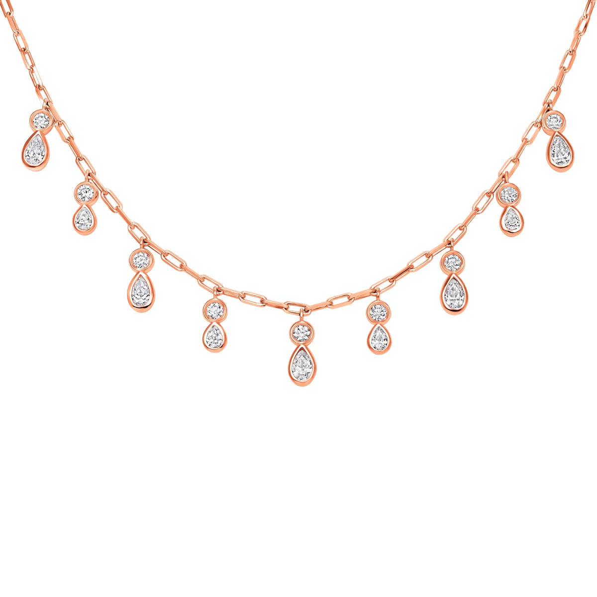 Ondina Necklace Necklace ABN-180-LGD-3  - Abtin & Co.
