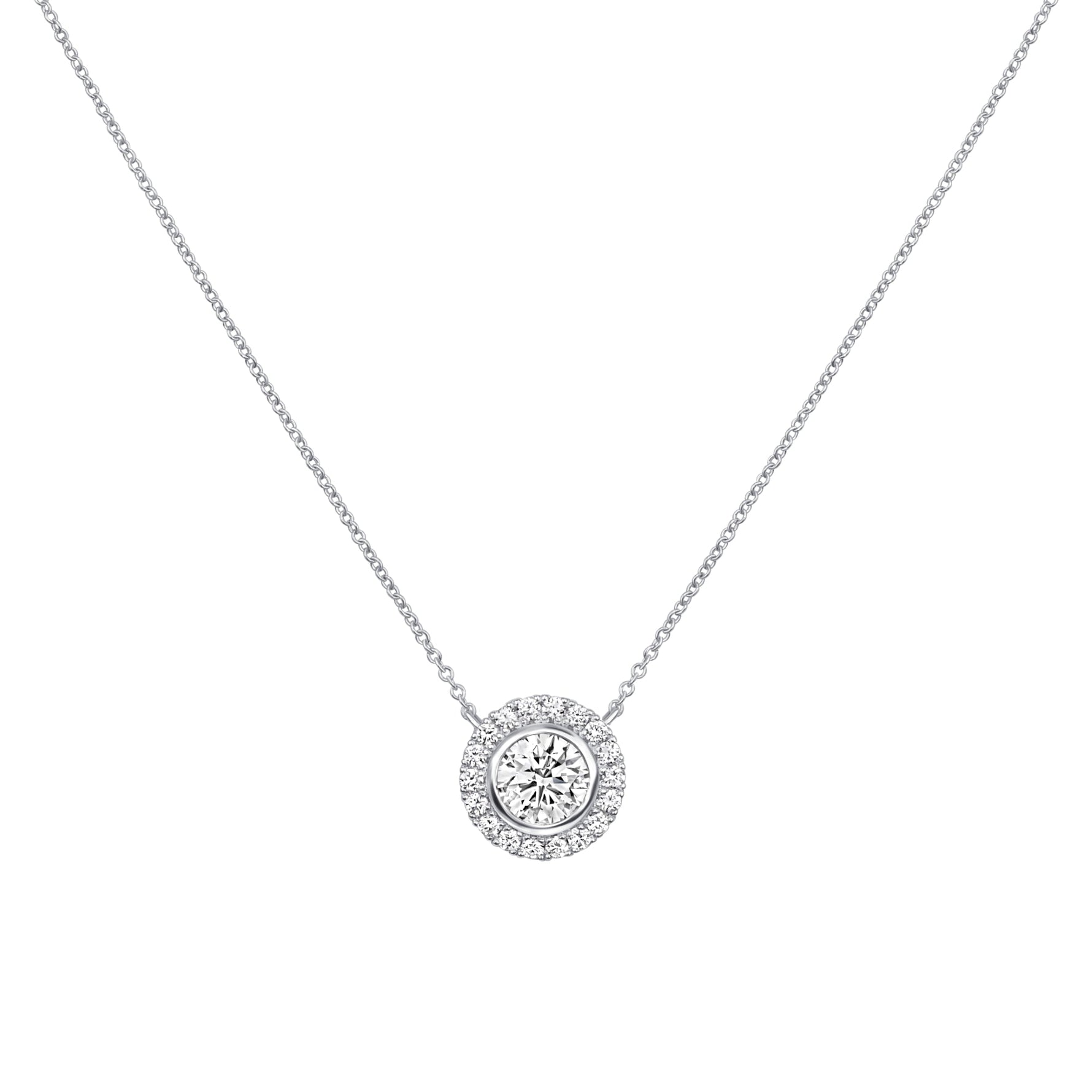Orbital Bezel Pendant Pendant ABP-230-LGD-4  - Abtin & Co.
