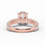 Oval Aurielle Crown Engagement Ring Ring ABER-106-OV-LGD-11  - Abtin & Co.