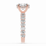 Oval Aurielle Crown Engagement Ring Ring ABER-106-OV-LGD-11  - Abtin & Co.