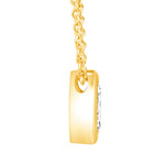 Oval Bezel Lumière Pendant Pendant ABP-227-LGD-1  - Abtin & Co.
