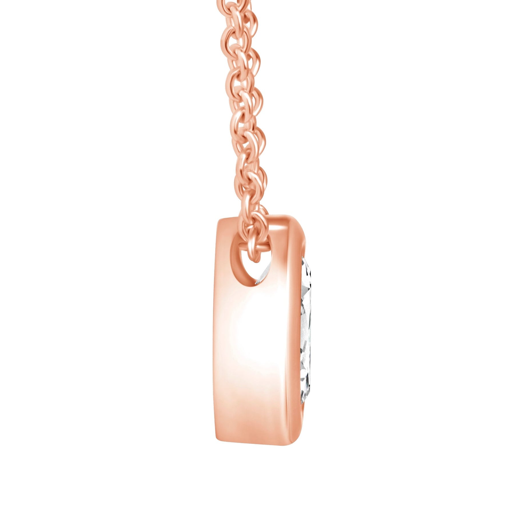 Oval Bezel Lumière Pendant Pendant ABP-227-LGD-7  - Abtin & Co.