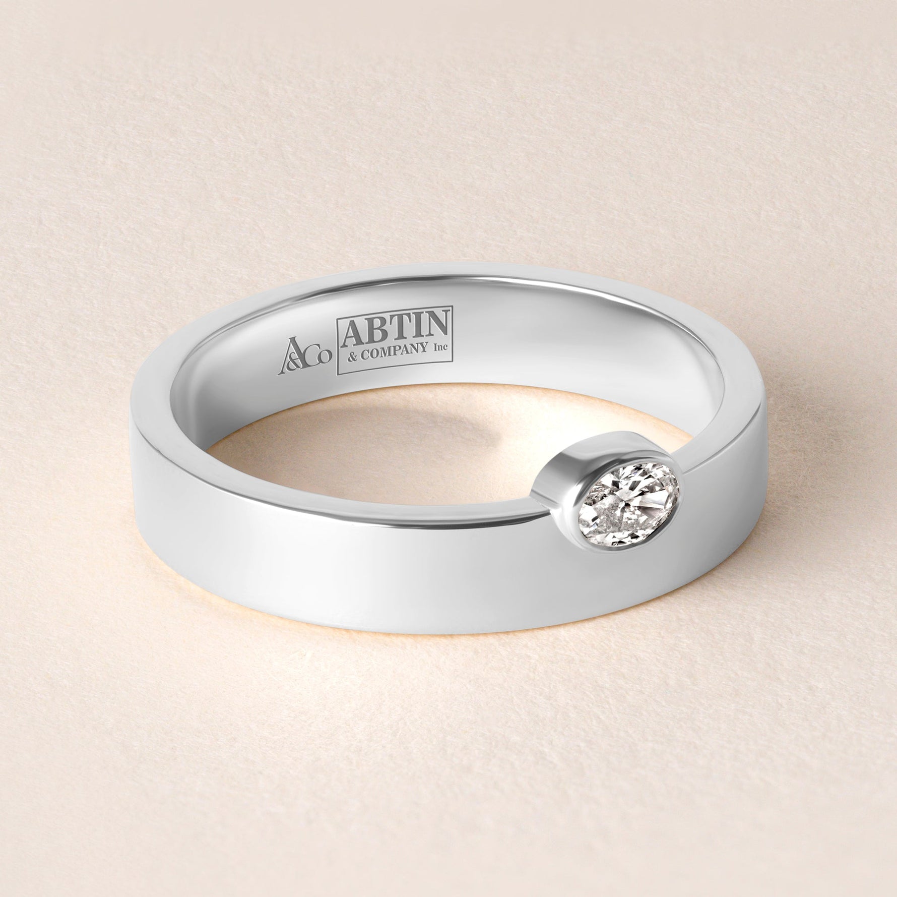 Oval Centerline Edge Ring Ring ABB-713.1V1-OV-D-3  - Abtin & Co.